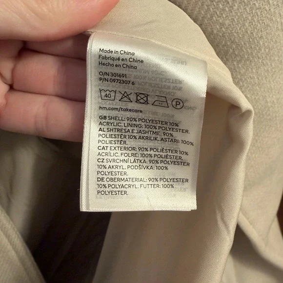 H&M TRENCH COAT - Picture 3 of 4